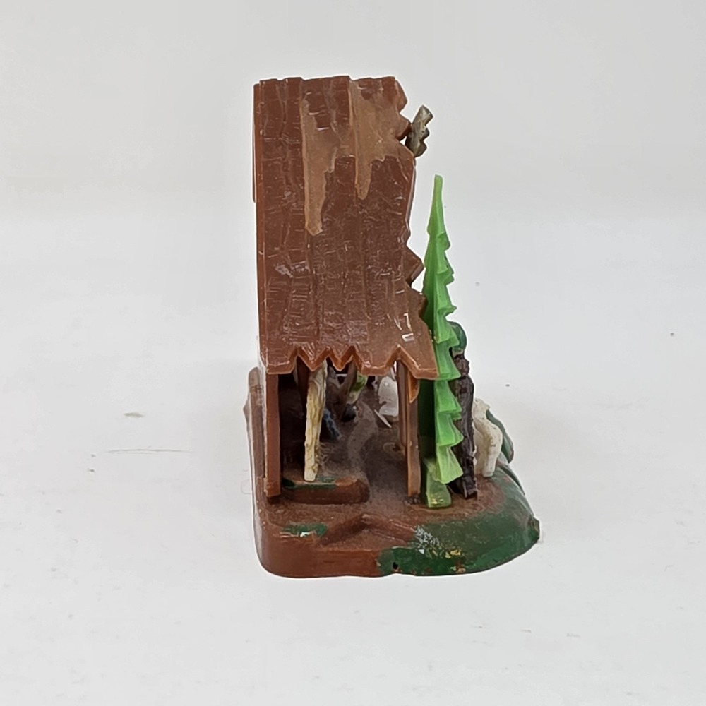 Vintage Shiny Brite Miniature Plastic Nativity Scene With Original Box - Picture 6 of 16